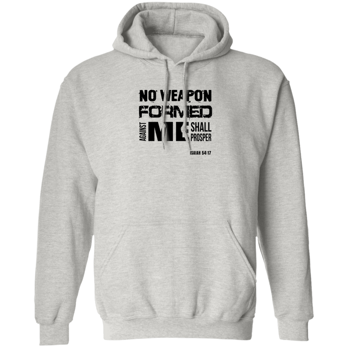 No Weapon Formed Against Me Men’s Pullover Hoodie