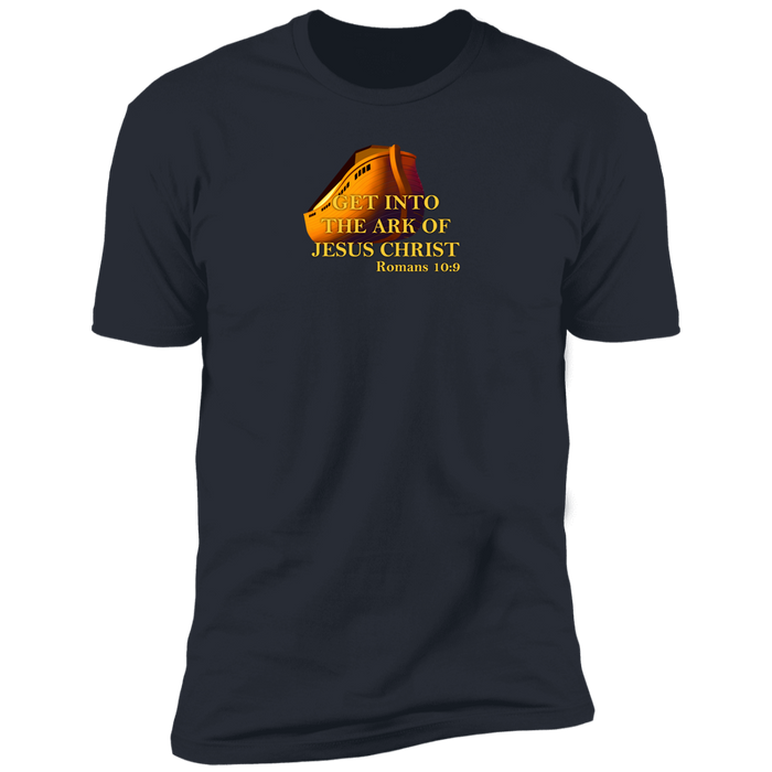Get Into the Ark of Jesus Christ Men’s Premium Short Sleeve Tee Shirt