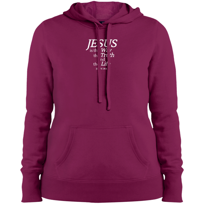 Jesus is the Way Ladies Pullover Hooded Sweatshirt