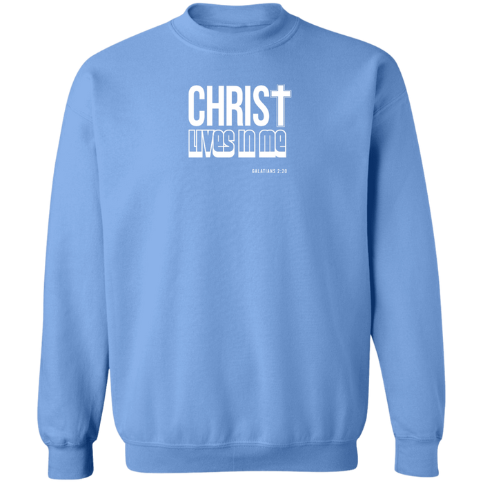 Christ Lives in Me Men’s Crewneck Sweatshirt