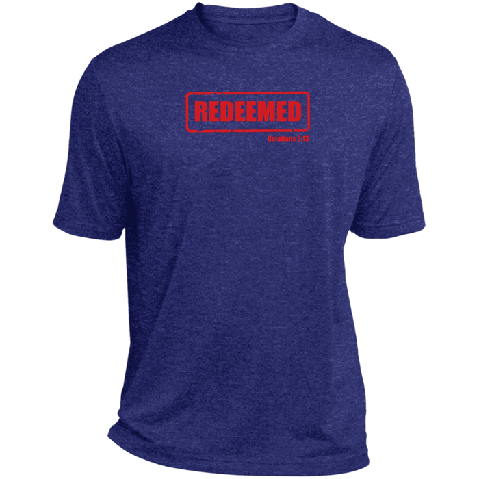 Redeemed Men’s Heather Performance Tee