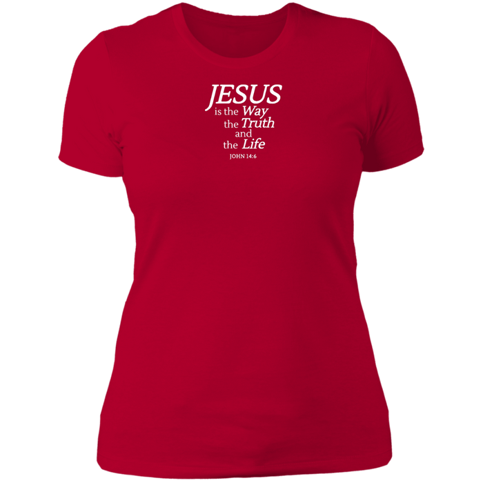 Jesus is the Way Women’s The Boyfriend Tee