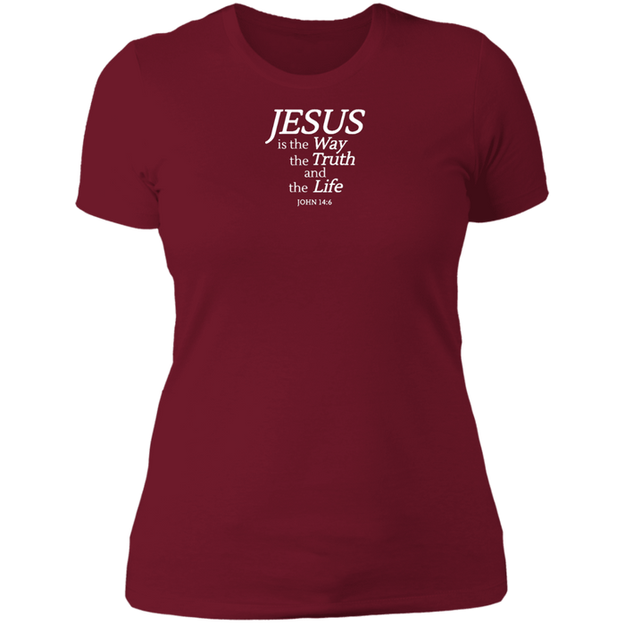 Jesus is the Way Women’s The Boyfriend Tee