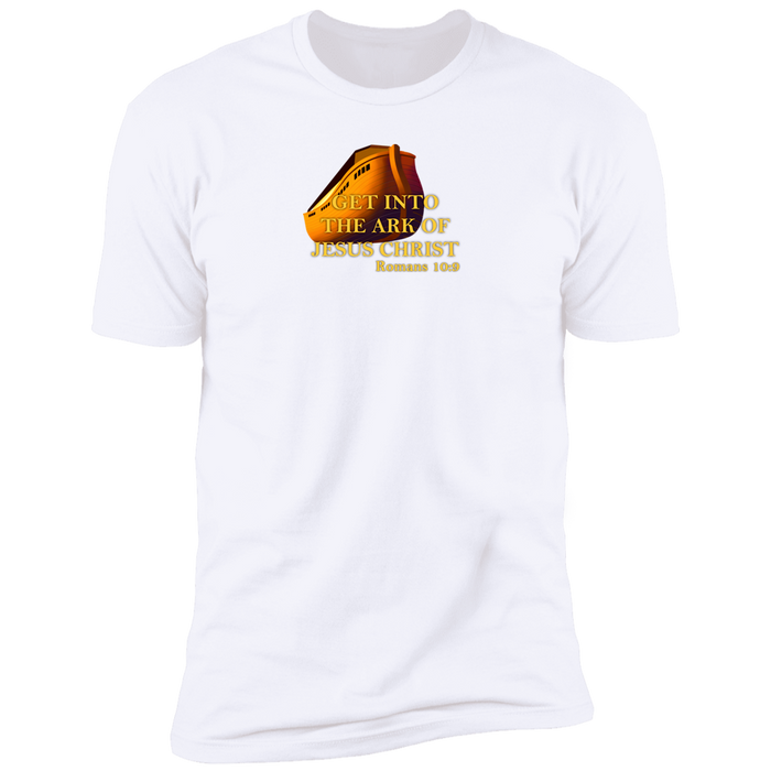 Get Into the Ark of Jesus Christ Men’s Premium Short Sleeve Tee Shirt