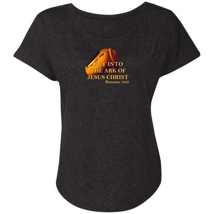 Get Into the Ark of Jesus Christ Women’s Triblend Tee