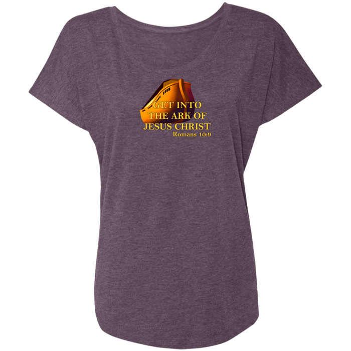 Get Into the Ark of Jesus Christ Women’s Triblend Tee