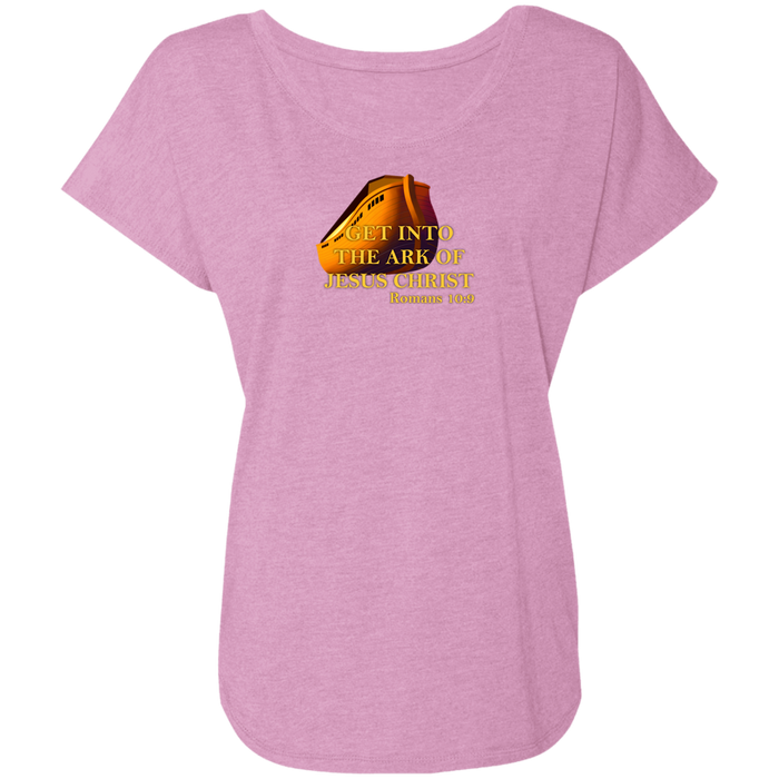 Get Into the Ark of Jesus Christ Women’s Triblend Tee