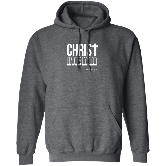 Christ Lives in Me Men’s Pullover Hoodie