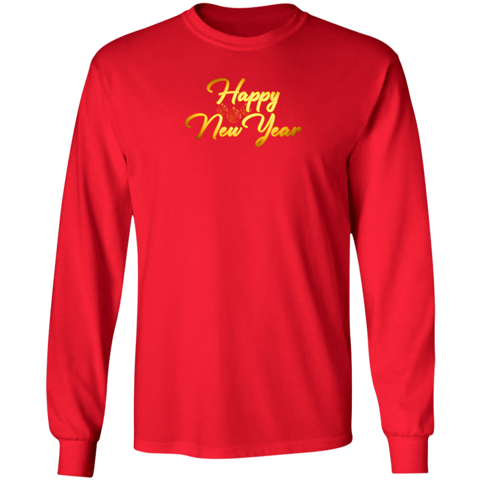 Happy New Year Men LS Ultra Cotton Shirt