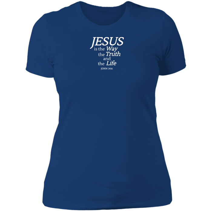 Jesus is the Way Women’s The Boyfriend Tee