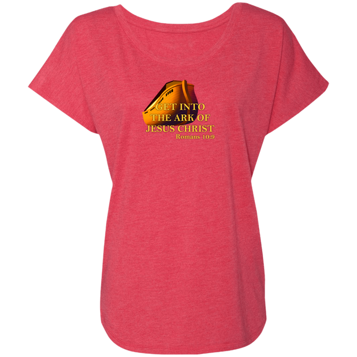 Get Into the Ark of Jesus Christ Women’s Triblend Tee