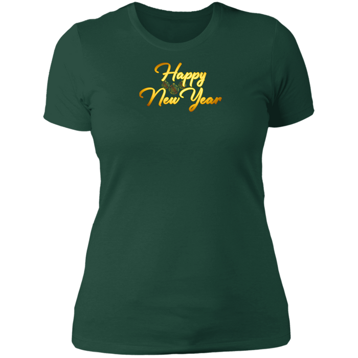 Happy New Year Ladies Boyfriend Tee