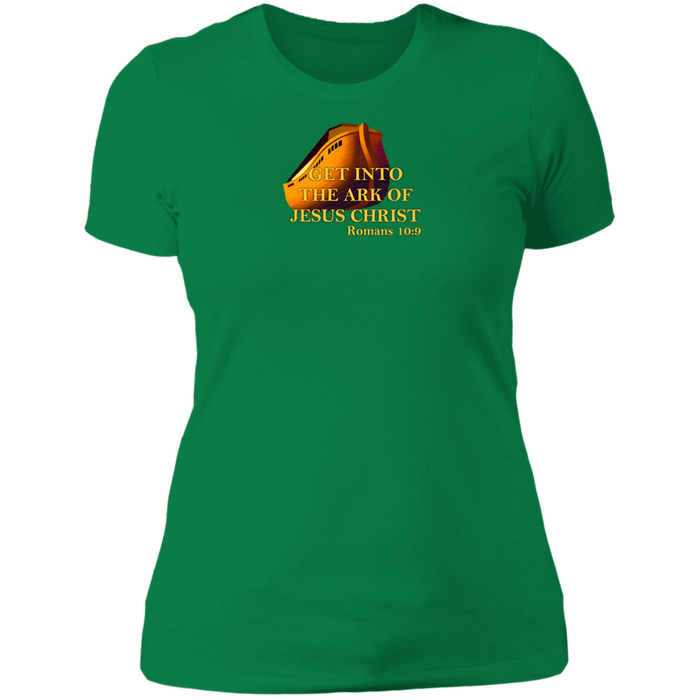 Get Into the Ark of Jesus Christ Ladies Boyfriend Tee Shirt