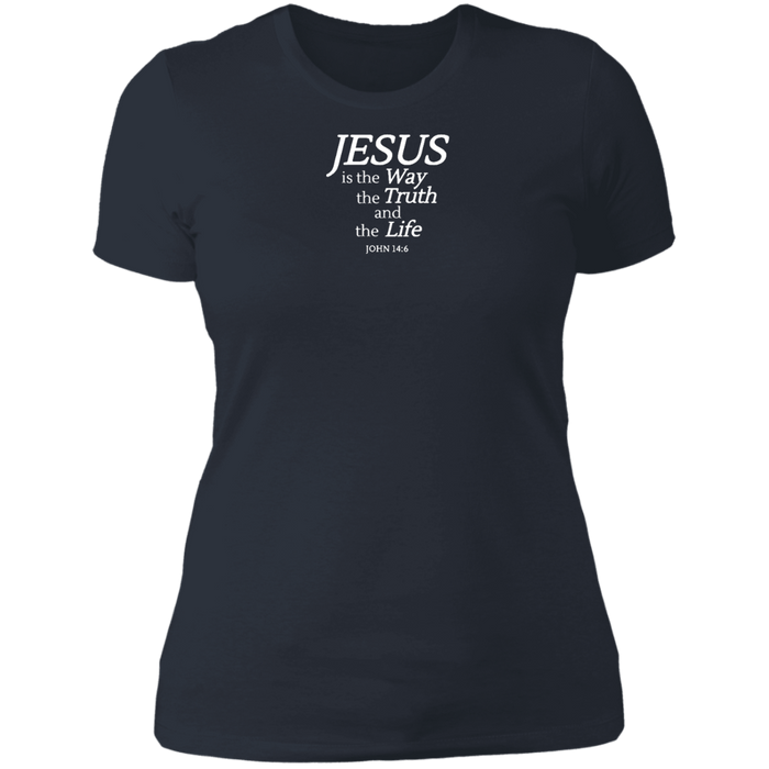 Jesus is the Way Women’s The Boyfriend Tee