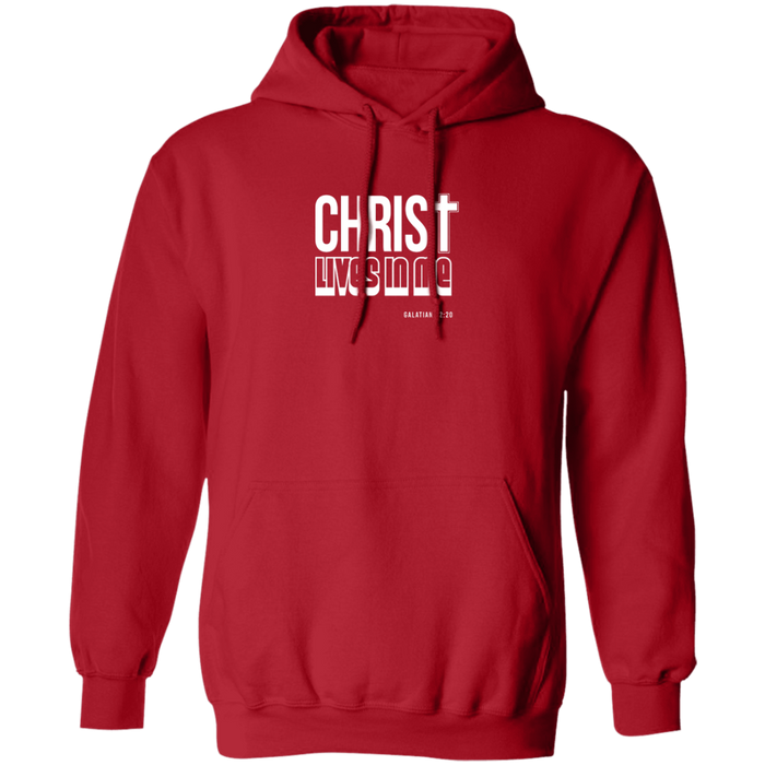 Christ Lives in Me Men’s Pullover Hoodie