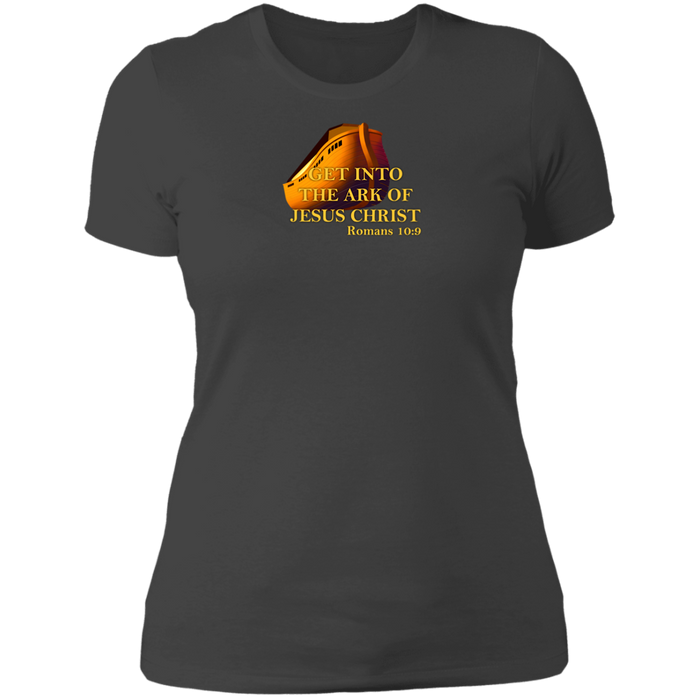 Get Into the Ark of Jesus Christ Ladies Boyfriend Tee Shirt