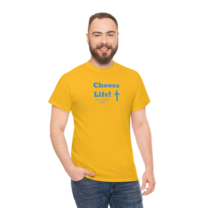 Choose Life 2.0 Women Unisex Heavy Cotton Tee