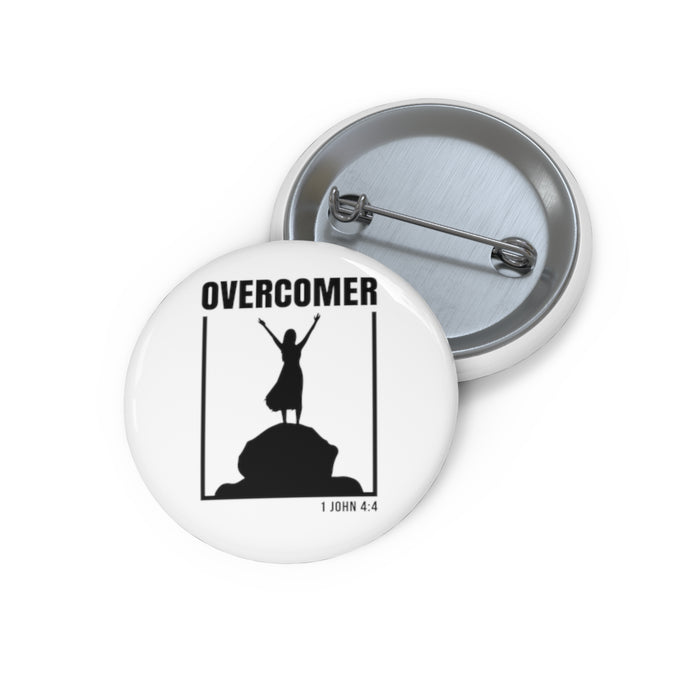 Overcomer Custom Pin Buttons