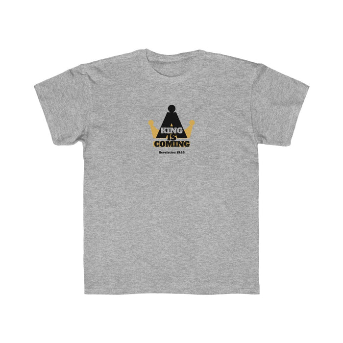 A King Is Coming Kids Regular Fit Tee