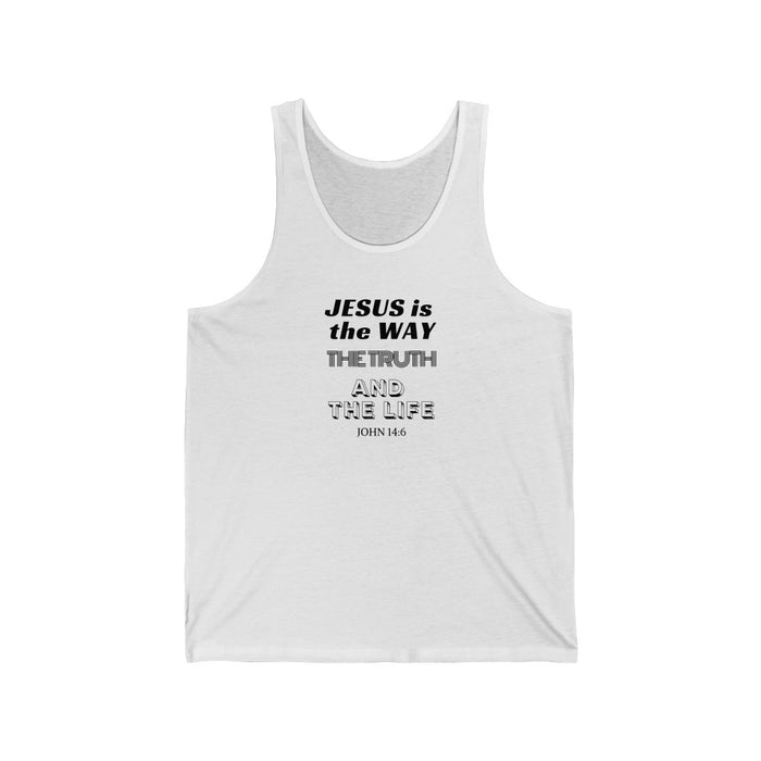 Jesus Is The Way Men's Unisex Jersey Tank