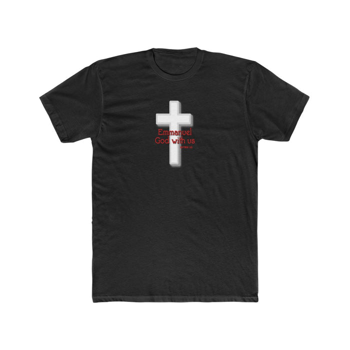 Emmanuel God With Us Men's Cotton Crew Tee