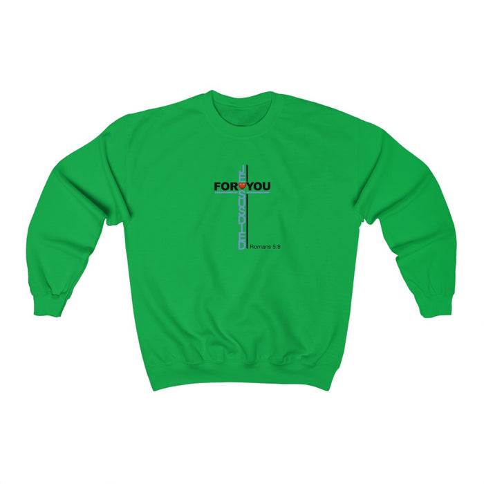 Jesus Died For You Men Unisex Heavy Blend™ Crewneck Sweatshirt