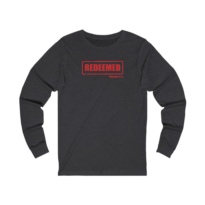 Redeemed Women’s Unisex Jersey Long Sleeve Tee