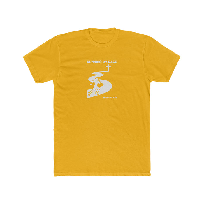 Running My Race Men's Cotton Crew Tee