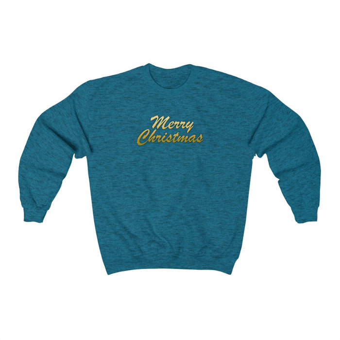 Merry Christmas Men Unisex Heavy Blend™ Crewneck Sweatshirt