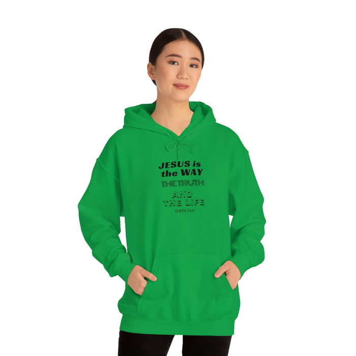 Jesus Is The Only Way Men’s Unisex Heavy Blend™ Hooded Sweatshirt