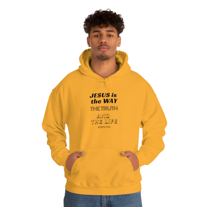 Jesus Is The Only Way Men’s Unisex Heavy Blend™ Hooded Sweatshirt