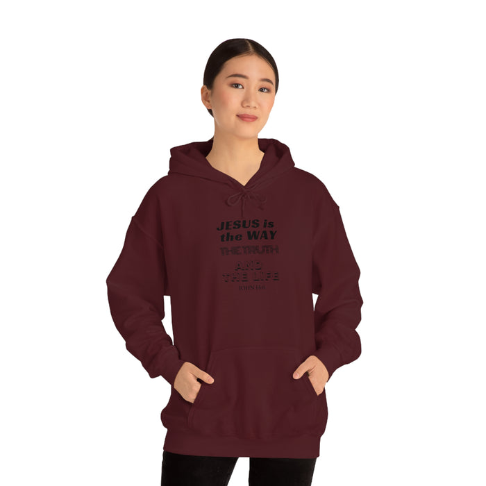 Jesus Is The Only Way Men’s Unisex Heavy Blend™ Hooded Sweatshirt